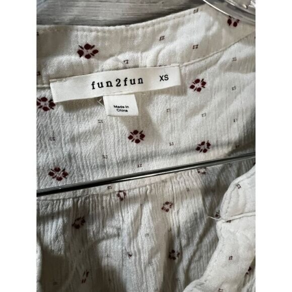 Fun2Fun Women's Tunic Top Long Sleeve Blouse XS‎ - Picture 5 of 7